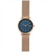 Skagen SKW2837 Horloge Signatur staal rosekleurig-blauw 30 mm - thumbnail