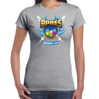 Apres ski t-shirt voor dames - apres ski drinking team - grijs - winter outfit - thumbnail