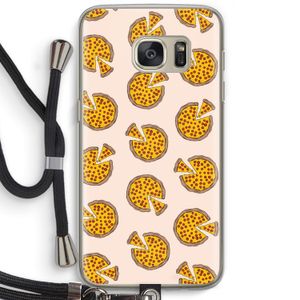 You Had Me At Pizza: Samsung Galaxy S7 Transparant Hoesje met koord