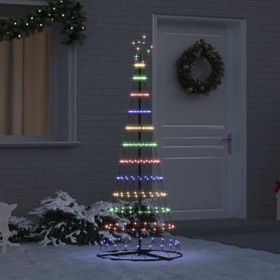 LED Kerstboom Multikleur 138.5 x 138.5 x 399 cm Metaal