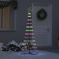 LED Kerstboom Multikleur 138.5 x 138.5 x 399 cm Metaal
