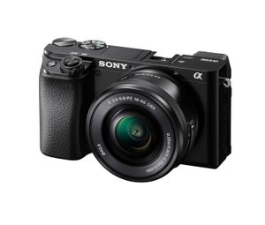 Sony α 6100 + 16-50mm SLR camerakit 24,2 MP CMOS 6000 x 40000 Pixels Zwart
