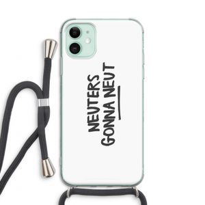 Neuters: iPhone 11 Transparant Hoesje met koord