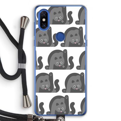 Cats: Xiaomi Mi Mix 3 Transparant Hoesje met koord