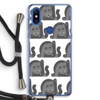 Cats: Xiaomi Mi Mix 3 Transparant Hoesje met koord