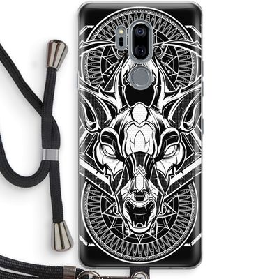 Oh Deer: LG G7 Thinq Transparant Hoesje met koord
