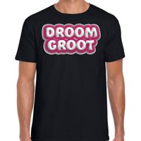 Song T-shirt voor festival - droom groot - Europa - zwart - heren - Joost - supporter/fan shirt