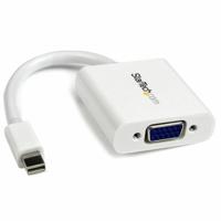 Mini DisplayPort naar VGA-Adapter Startech MDP2VGAW Wit Zwart 0,12 m Mini DisplayPort naar VGA-Adapter Startech MDP2VGAW Wit Zwart 0,12 m
