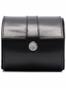 Aspinal Of London boitier pour montre en cuir - Noir