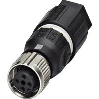 Phoenix Contact 1521601 Sensor/actuator connector, niet geassembleerd M12 Aantal polen: 4 Bus, recht 1 stuk(s) - thumbnail