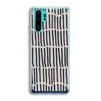 Moroccan stripes: Huawei P30 Pro Transparant Hoesje