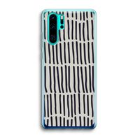 Moroccan stripes: Huawei P30 Pro Transparant Hoesje