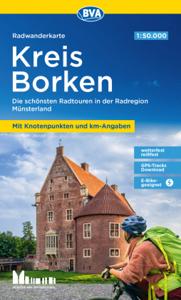 Fietsknooppuntenkaart ADFC Radwanderkarte Kreis Borken - Munsterland & Twente & Achterhoek | BVA BikeMedia