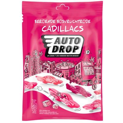 Autodrop Beroemde bosvruchtrode cadillacs mixzak