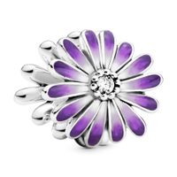 Pandora Garden 798775C02 Bedel Purple Daisy zilver-paars Pandora Garden 798775C02 Bedel Purple Daisy zilver-paars