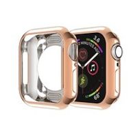 Siliconen case 40mm - Rosé goud - Geschikt voor Apple Watch 40mm - thumbnail