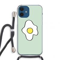 Spiegelei: iPhone 12 mini Transparant Hoesje met koord