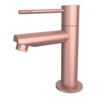 Toiletkraan Best Design Lyon-Ribera Uitloop Recht 14 cm 1-hendel Mat Rose Goud - thumbnail