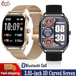 696 H35 Slimme horloge 2.02 inch(es) Slimme armband Smartwatch Bluetooth Stappenteller Gespreksherinnering Slaaptracker Compatibel met: Android iOS Heren Handsfree bellen Berichtherinnering IP 67 44 Lightinthebox