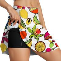 Dames Wielrenrok Fietsen Rokken Race-pasvorm Sport Fruit Ademend Sneldrogend Hoge Elasticiteit Comfortabel Wit Spandex Kleding Wielrenkleding Lightinthebox - thumbnail