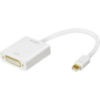 LogiLink CV0037B Adapter [1x Mini-DisplayPort stekker - 1x DVI-bus 24+5-polig] Wit 15.00 cm - thumbnail