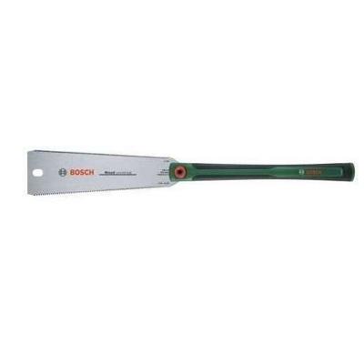 Bosch Ryoba Japanse zaag 250 mm (precieze/vlakke sneden, flexibel zaagblad, SK5-staal, dubbele tanden, Softgrip-handgreep)