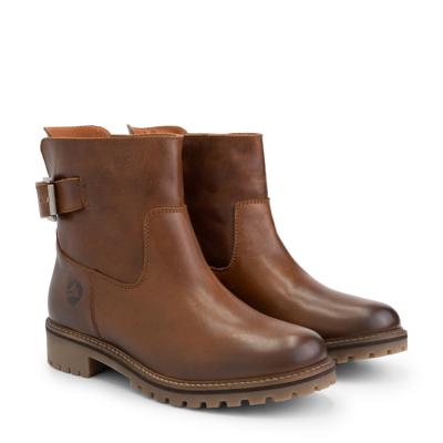 Travelin' Women - Pull on boot - Cognac - Maat 37