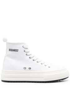 DSQUARED2 baskets montantes à semelle à plateforme - Blanc