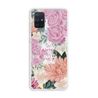Kindness matters: Galaxy A71 Transparant Hoesje