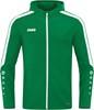 JAKO 6823K Jas Met Kap Power Kids - Sportgroen - 128