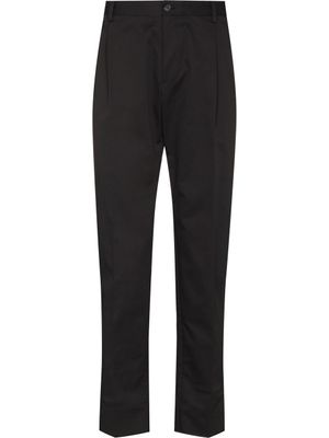 Dolce & Gabbana pantalon fuselé à coupe courte - Noir