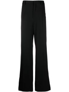 Lanvin pantalon en laine à couple ample - Noir