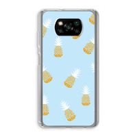 Ananasjes: Xiaomi Poco X3 Pro Transparant Hoesje