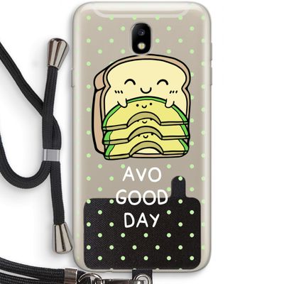 Avo Good Day: Samsung Galaxy J7 (2017) Transparant Hoesje met koord