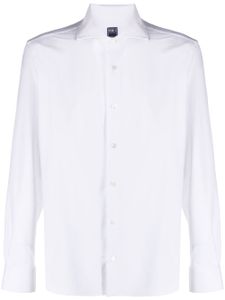 Fedeli chemise boutonnée à manches longues - Blanc