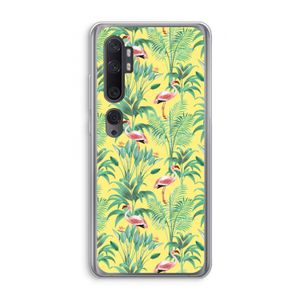 Flamingo party: Xiaomi Mi Note 10 Pro Transparant Hoesje