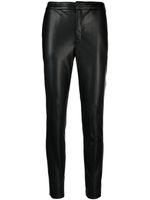 TWINSET pantalon slim à plaque logo - Noir