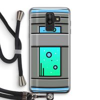 Chug Bottle: Samsung Galaxy J8 (2018) Transparant Hoesje met koord