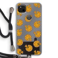 You Had Me At Pizza: Pixel 4a Transparant Hoesje met koord
