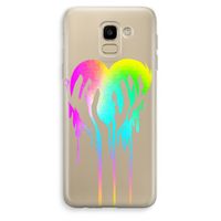 Hold My Heart: Samsung Galaxy J6 (2018) Transparant Hoesje