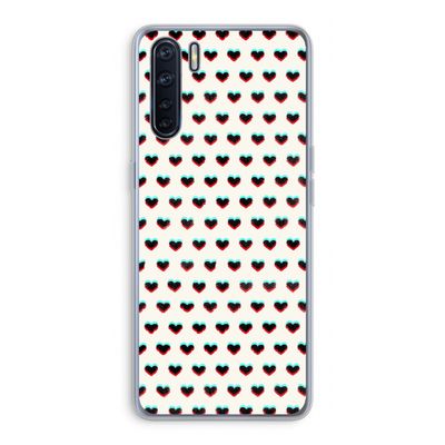 Hartjes: Oppo A91 Transparant Hoesje