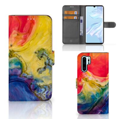 Hoesje Huawei P30 Pro Watercolor Dark Hoesje Huawei P30 Pro Watercolor Dark
