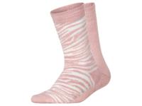 esmara 2 Paar dames thermosokken (Roze, 39-42)