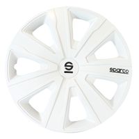 4-Delige Sparco Wieldoppenset Palermo 16-inch wit SP1681WH