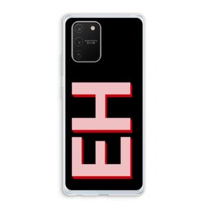 Monogram: Samsung Galaxy S10 Lite Transparant Hoesje