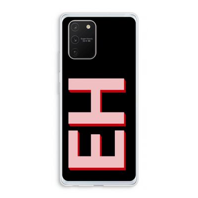 Monogram: Samsung Galaxy S10 Lite Transparant Hoesje