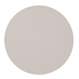 Tafel Placemats lederlook - taupe - rond - D38 cm - tafel dekken - onderleggers