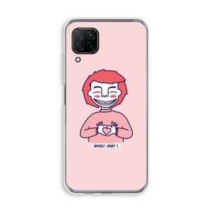 Hartje: Huawei P40 Lite Transparant Hoesje