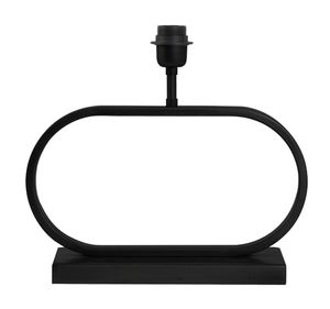 Light & Living Tafellamp 'Jamiro' 37cm, kleur Mat Zwart (excl. kap)