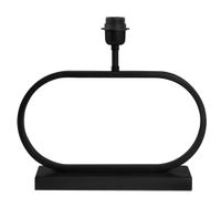 Light & Living Tafellamp 'Jamiro' 37cm, kleur Mat Zwart (excl. kap)